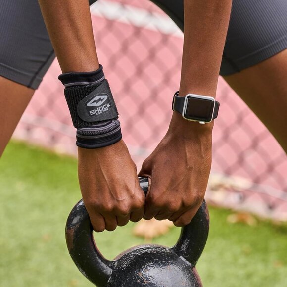 Shock Doctor Compression Knit Wrist Sleeve With Strap Size S - Picture 4 of 8